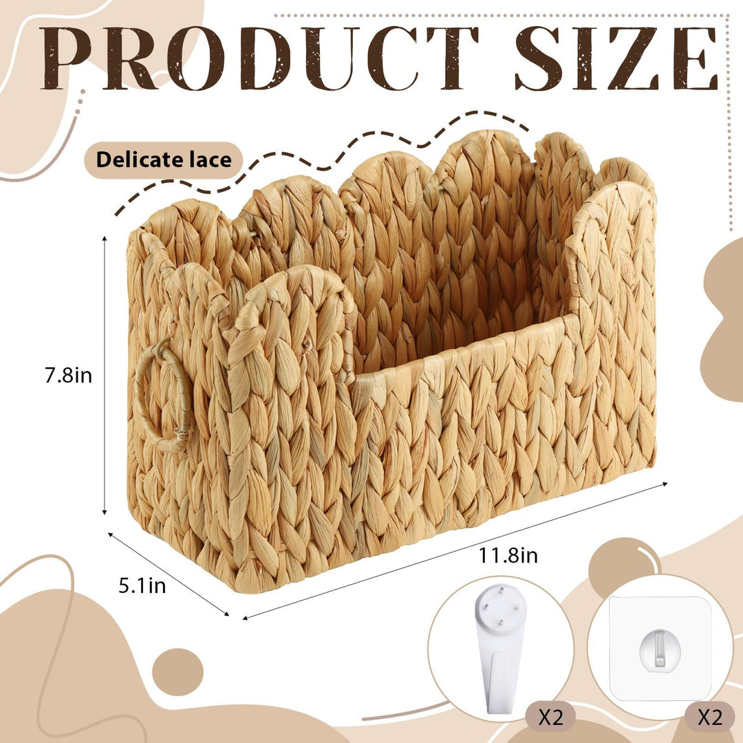 Handwoven Storage Basket with Built-in Handle Stornfield
