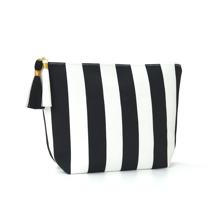 Cosmetic bag with sophisticated stripe pattern Stornfield