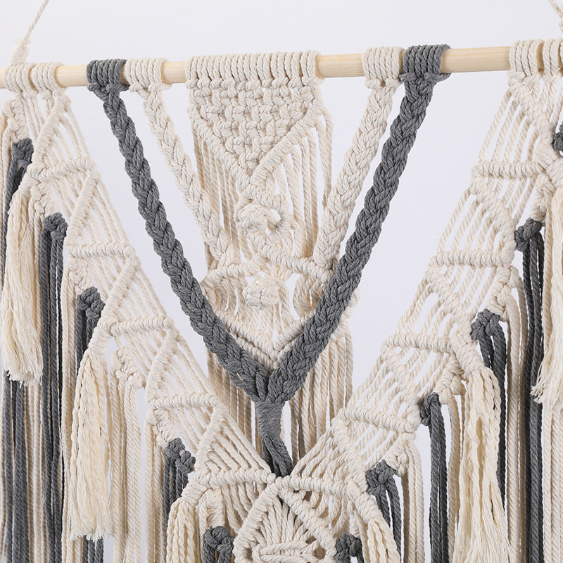 Macrame Wall Hanging with Fringes Stornfield