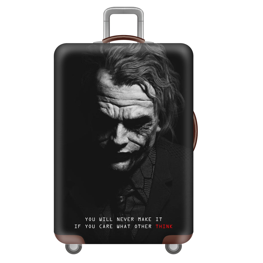 Unisex Hard Shell Suitcase with Creative Travel Motif Stornfield
