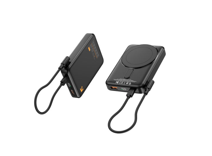 Portable power bank with inductive fast charging function and LED display Stornfield