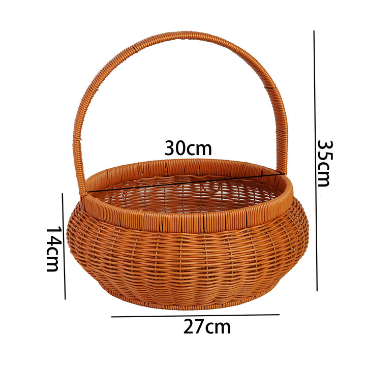 Handcrafted Woven Picnic Basket Stornfield