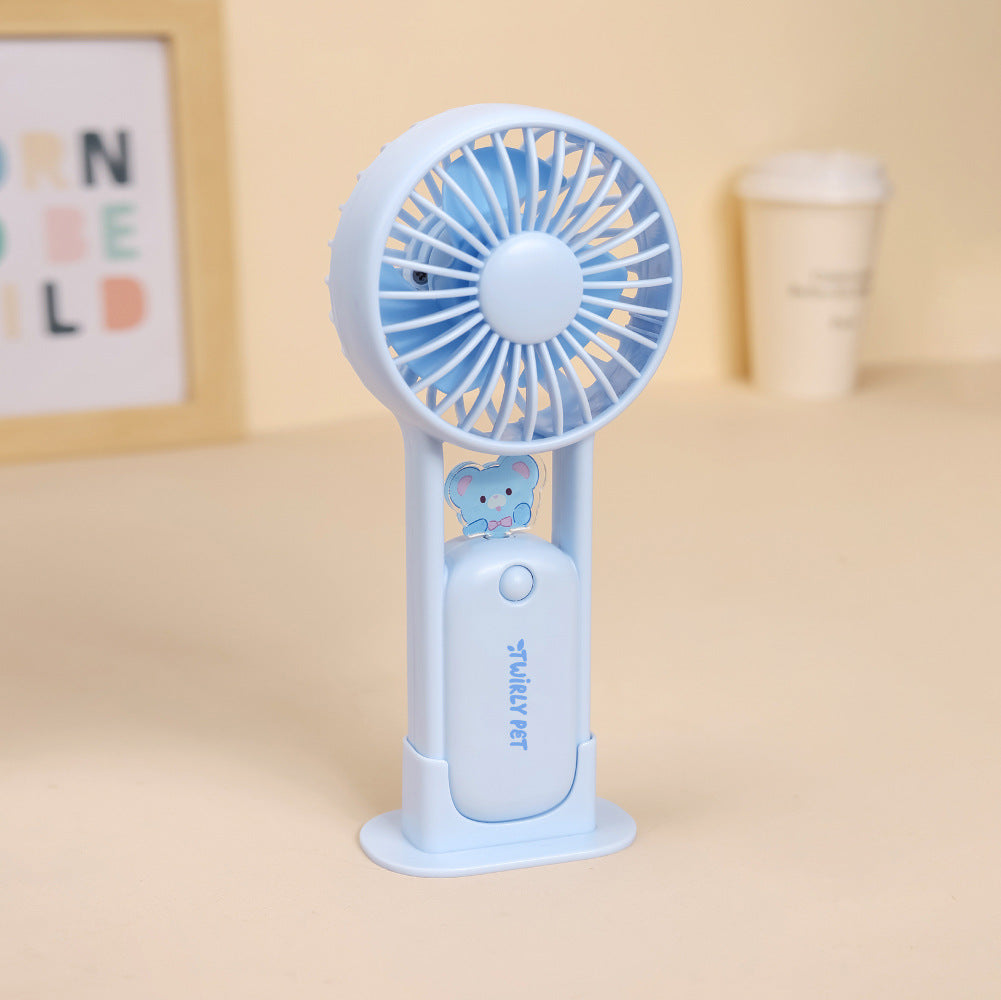 Ladies Portable Battery Hand Fan with Multifunctional Design Stornfield