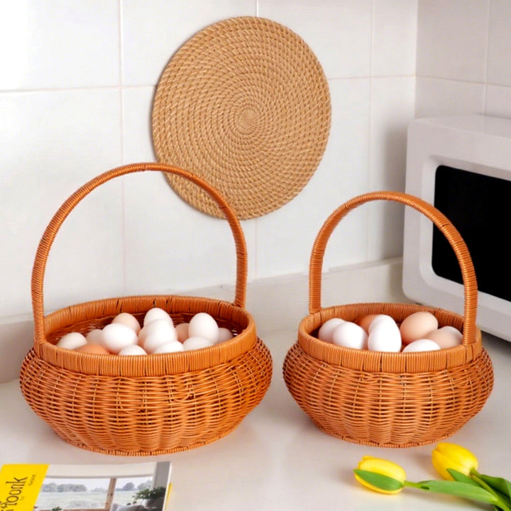 Handcrafted Woven Picnic Basket Stornfield