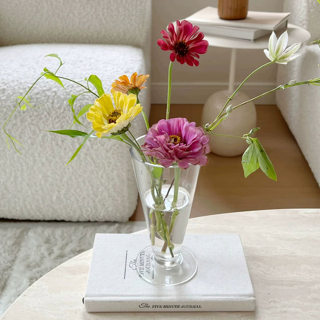 Elegant Flared Glass Vase