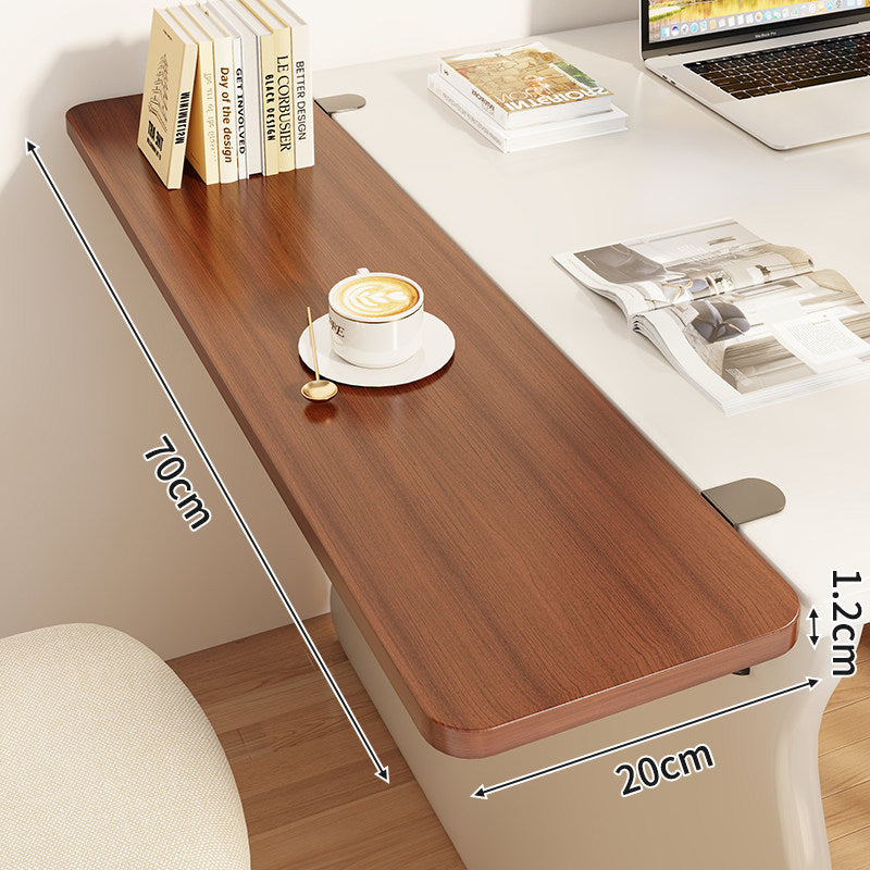 Compact Wall-Mounted Foldable Clamp-On Desk Shelf