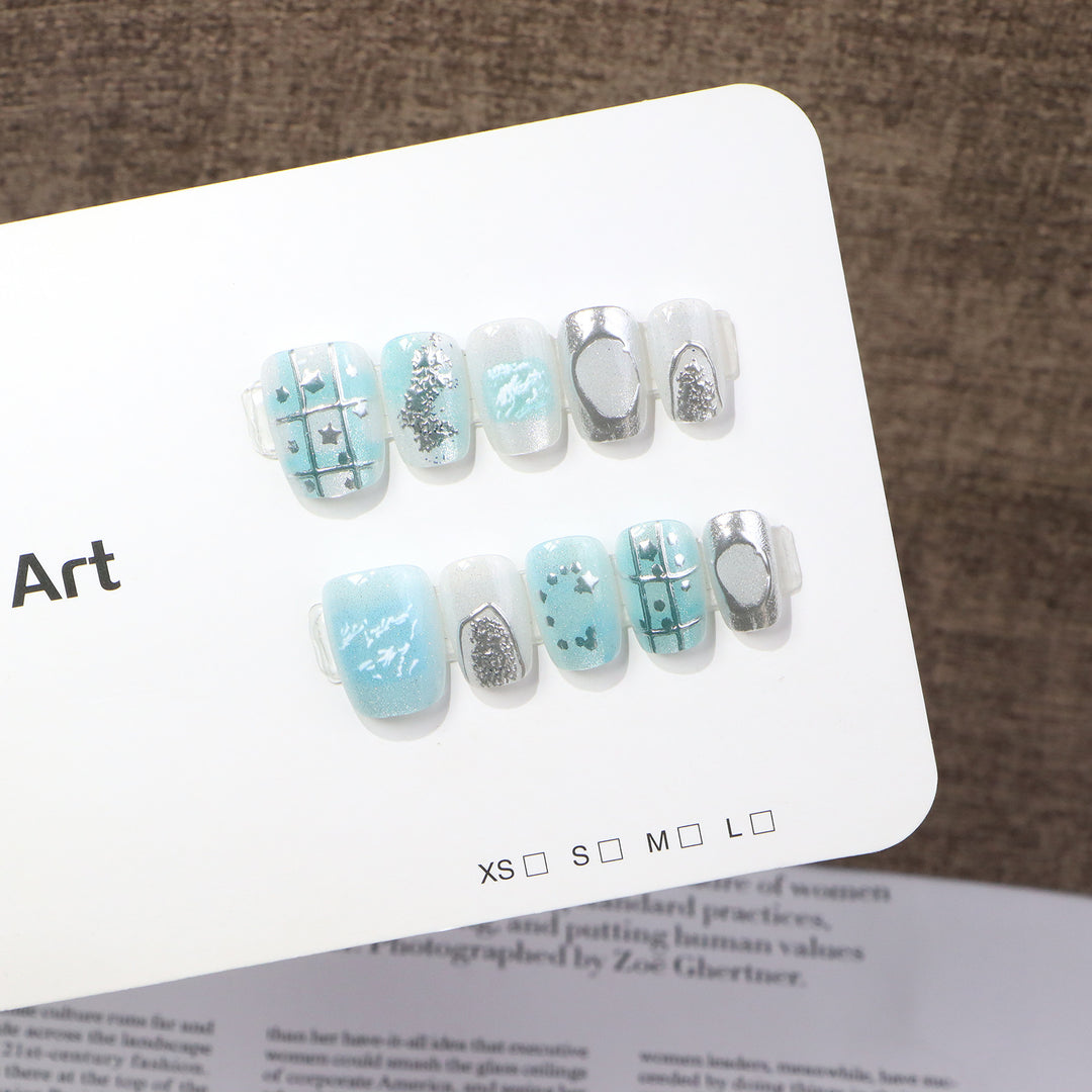 Artistic Press-On Nail Set Stornfield