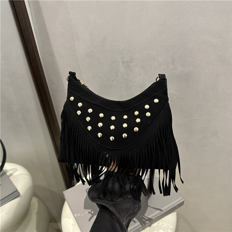 Bohemian Fringe Detail Crossbody Bag Stornfield