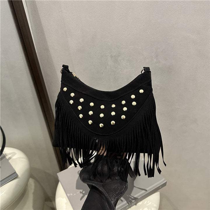 Bohemian Fringe Detail Crossbody Bag Stornfield