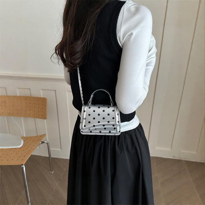 Polka Dot Patterned Mini Crossbody Bag