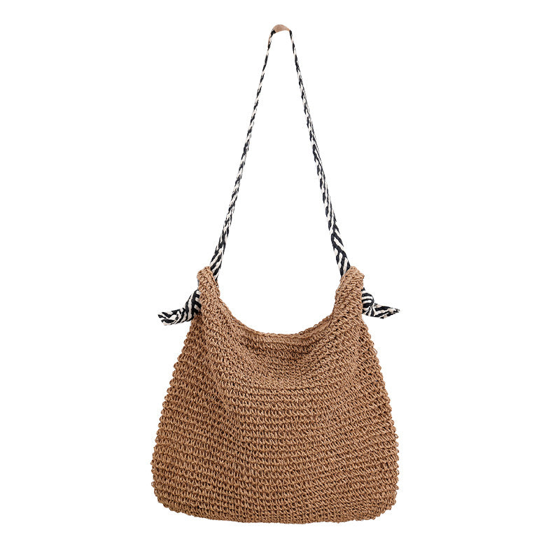 Tote bag made of natural material with playful design Stornfield