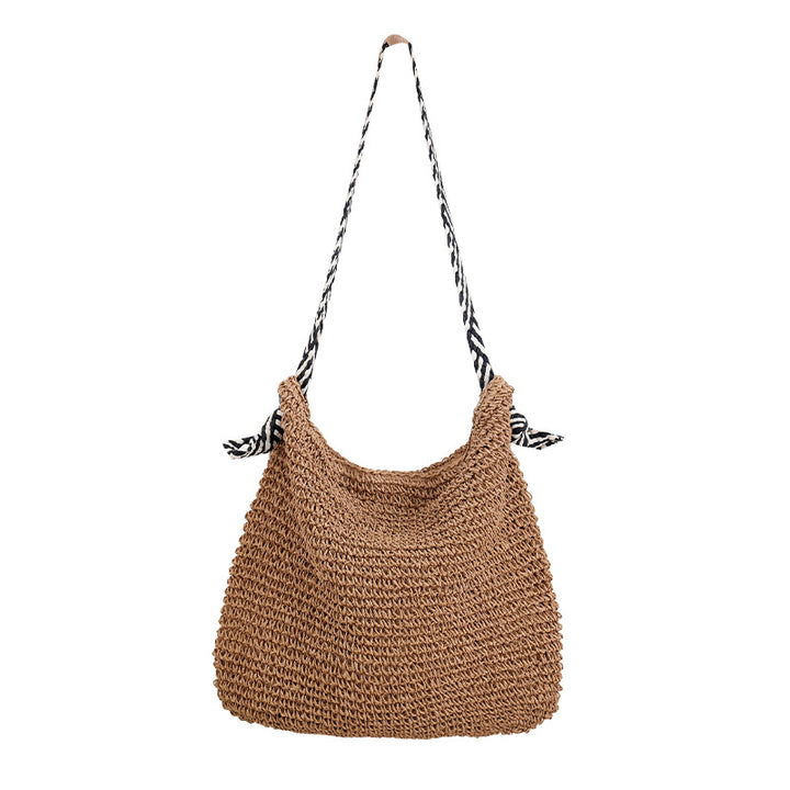 Tote bag made of natural material with playful design Stornfield