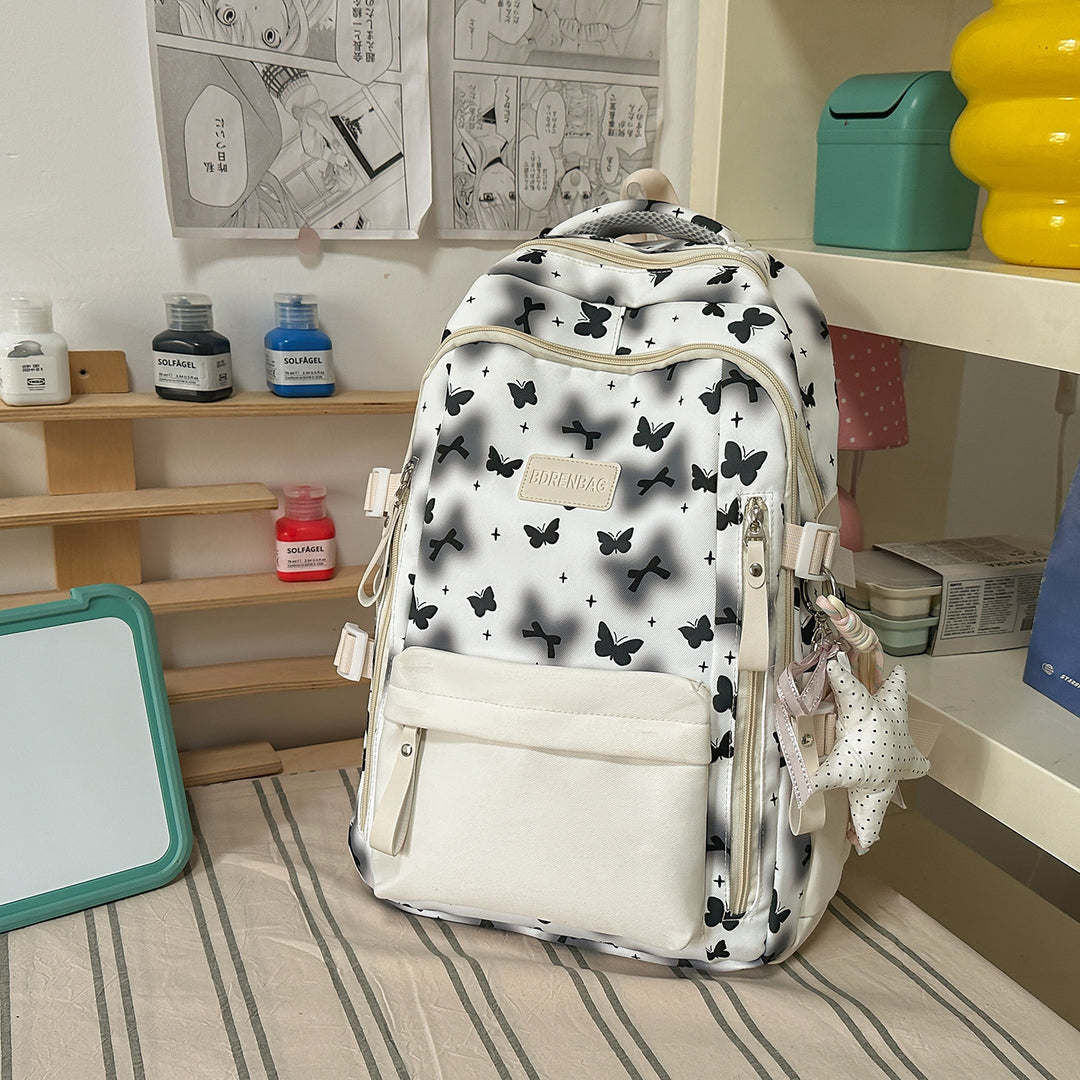 Cute Butterfly-Themed School Backpack Stornfield