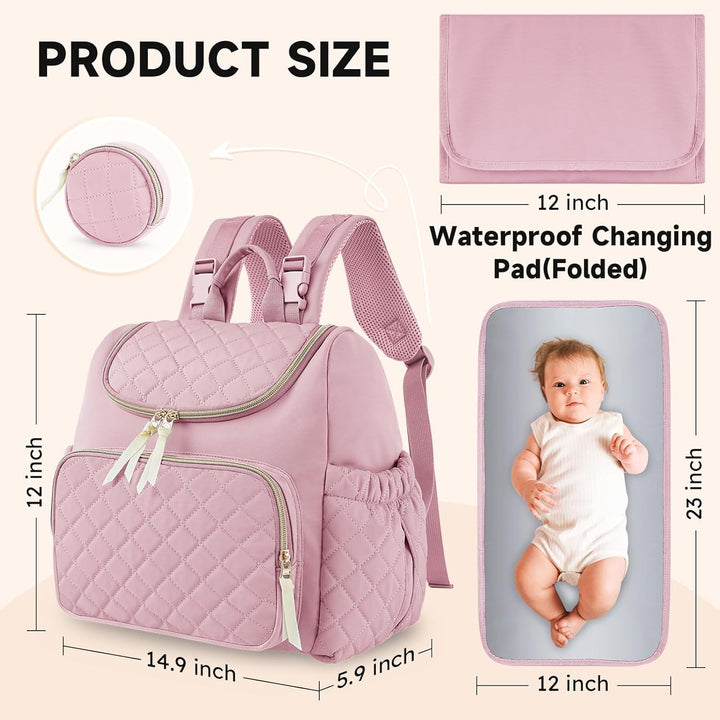 Practical backpack with integrated organizer Stornfield