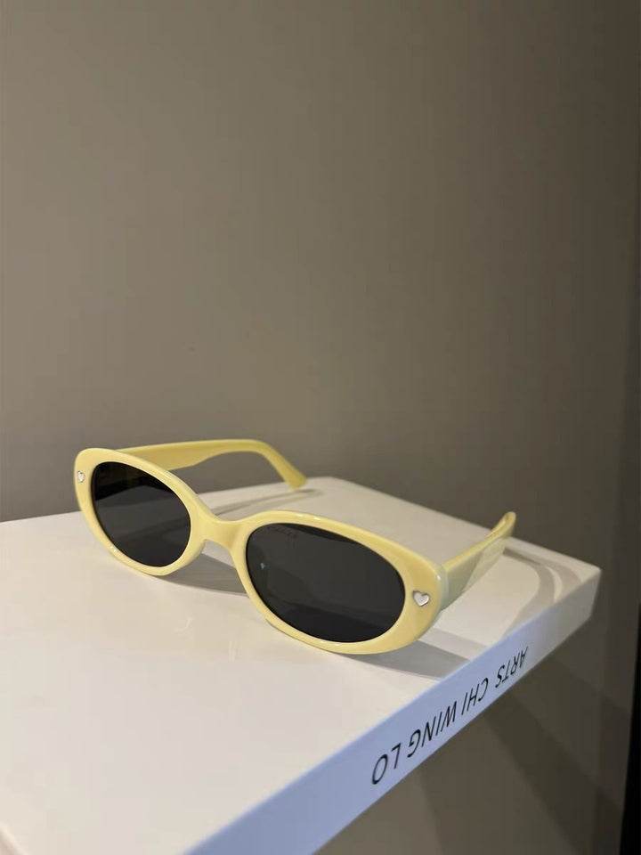 Fashionable Cat-Eye Sunglasses with Hearts Stornfield
