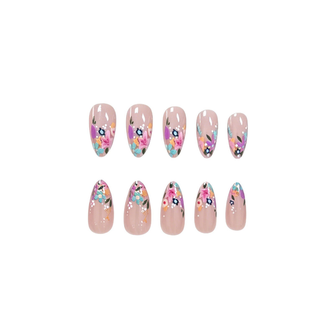 Floral Acrylic Nail Art Enhancements Stornfield 1789915430