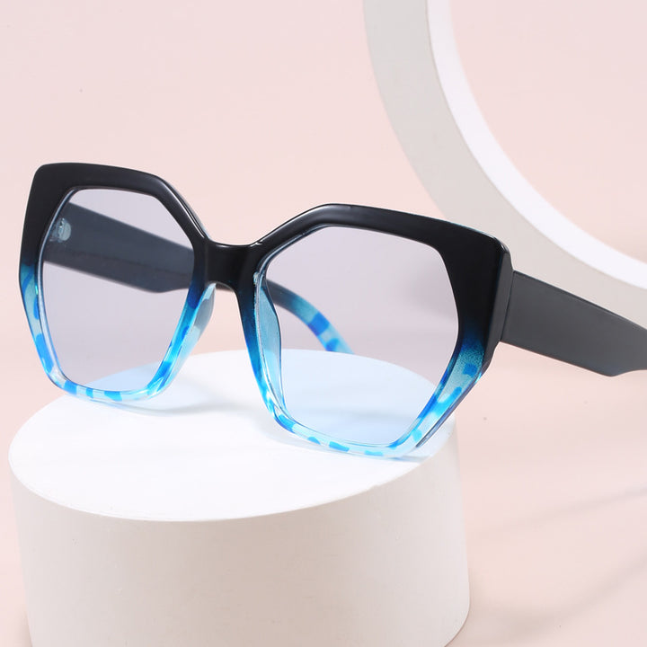 Women oversized geometric sunglasses Stornfield
