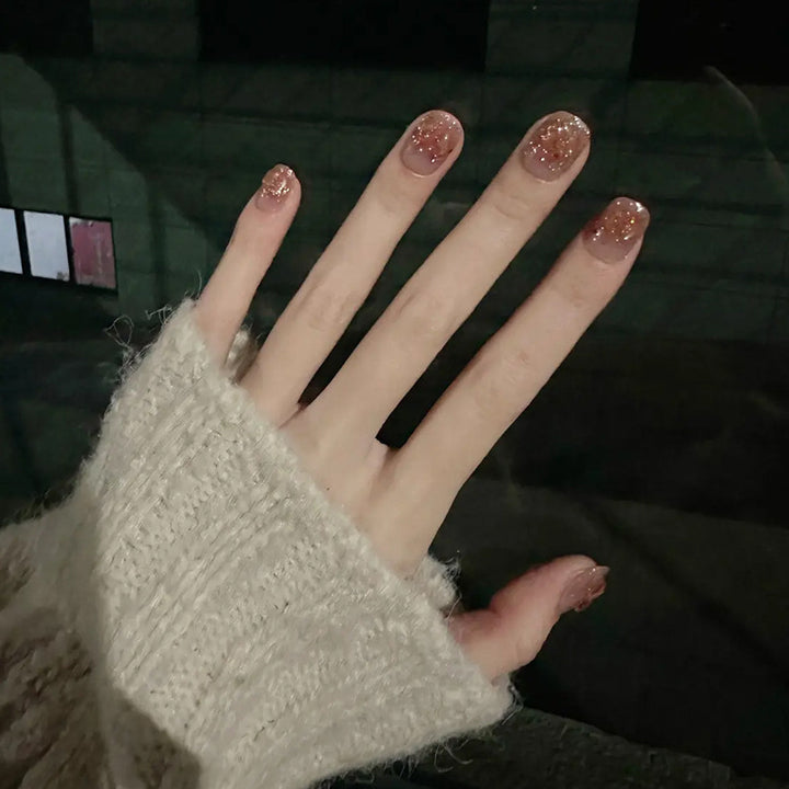 Decorative Glitter Press-On Nail Tips Stornfield