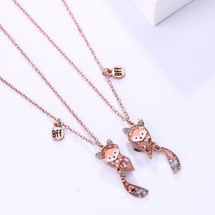 Best Friends Fox Pendant Necklace Stornfield