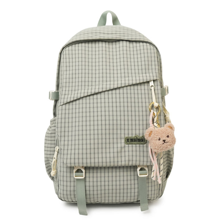 Stylish Grid Pattern Backpack Stornfield