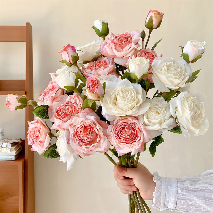 Premium Faux Silk Rose Bouquet