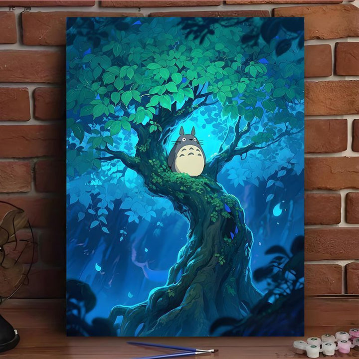 Enchanted Forest Scene Canvas Art Print Stornfield