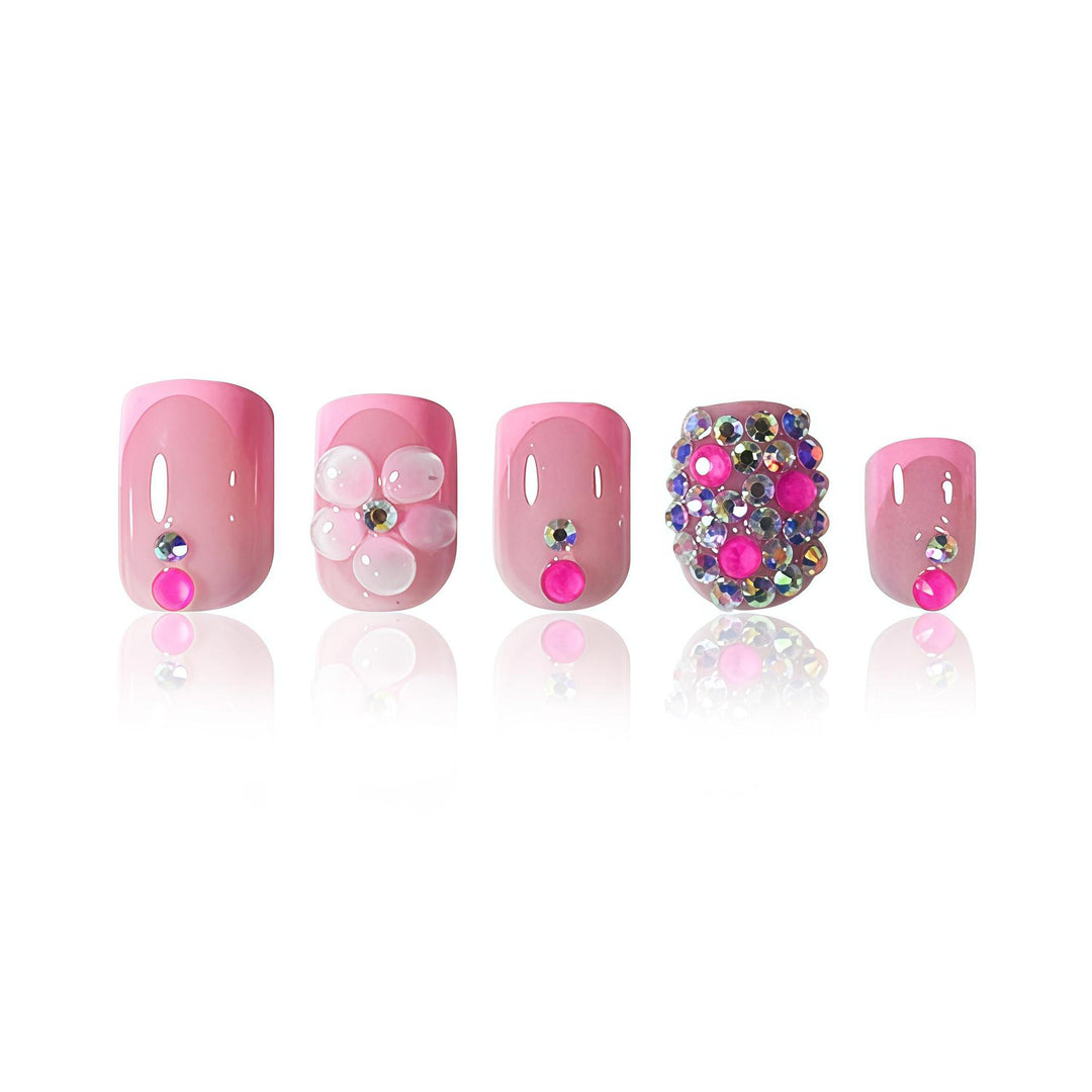 Artistic Floral Press-On Nail Set Stornfield 1787913642