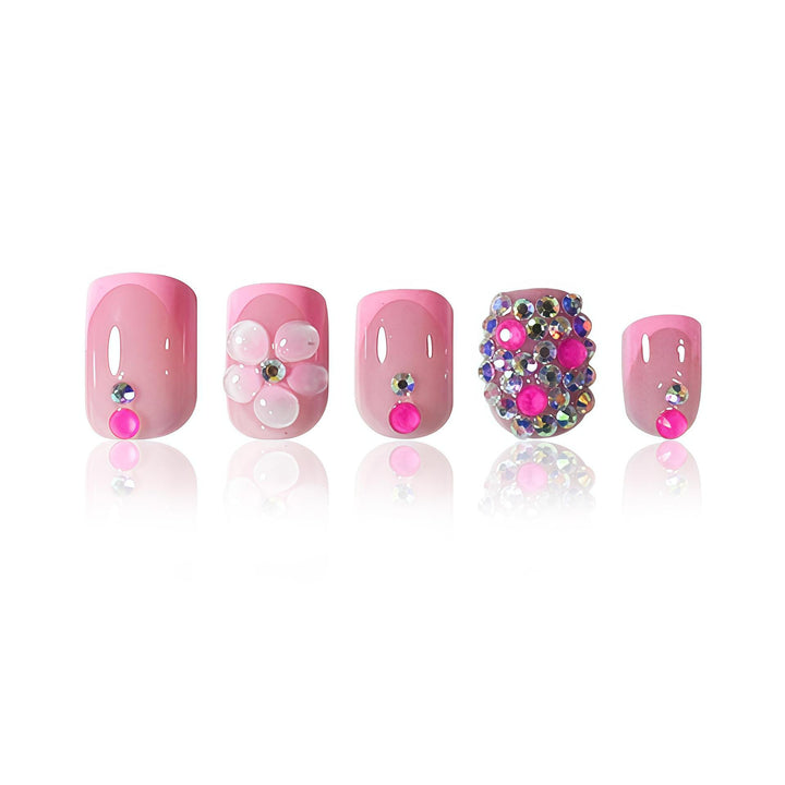 Artistic Floral Press-On Nail Set Stornfield 1787913642