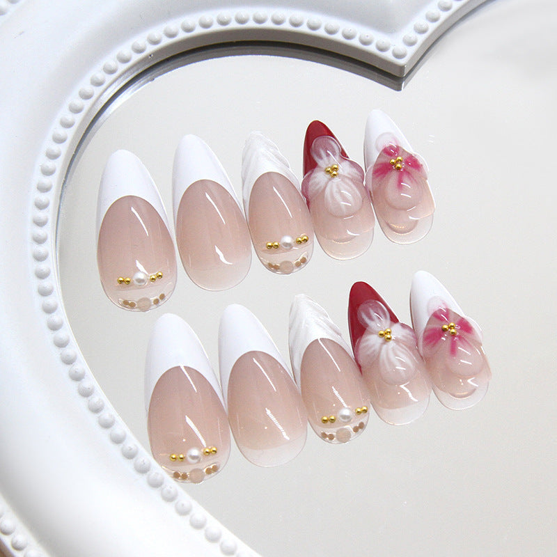 Floral Fantasy Press-On Nail Art Stornfield