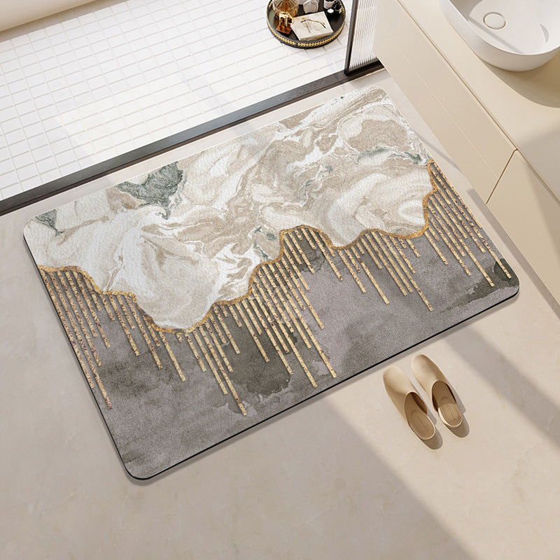 Stylish Citrus-Themed Bath Mat Stornfield