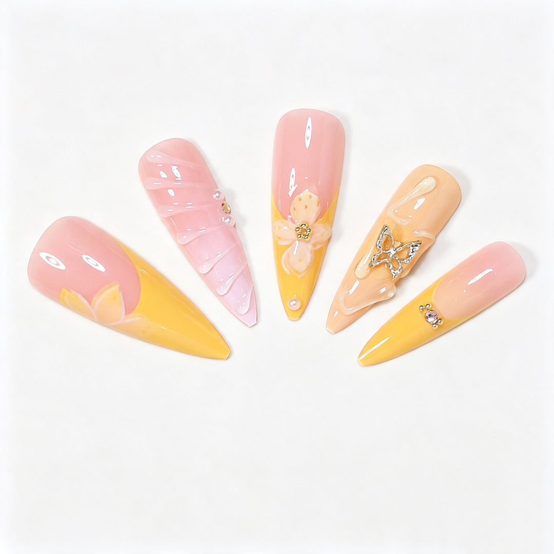 Artistic Butterfly Nail Art Set Stornfield