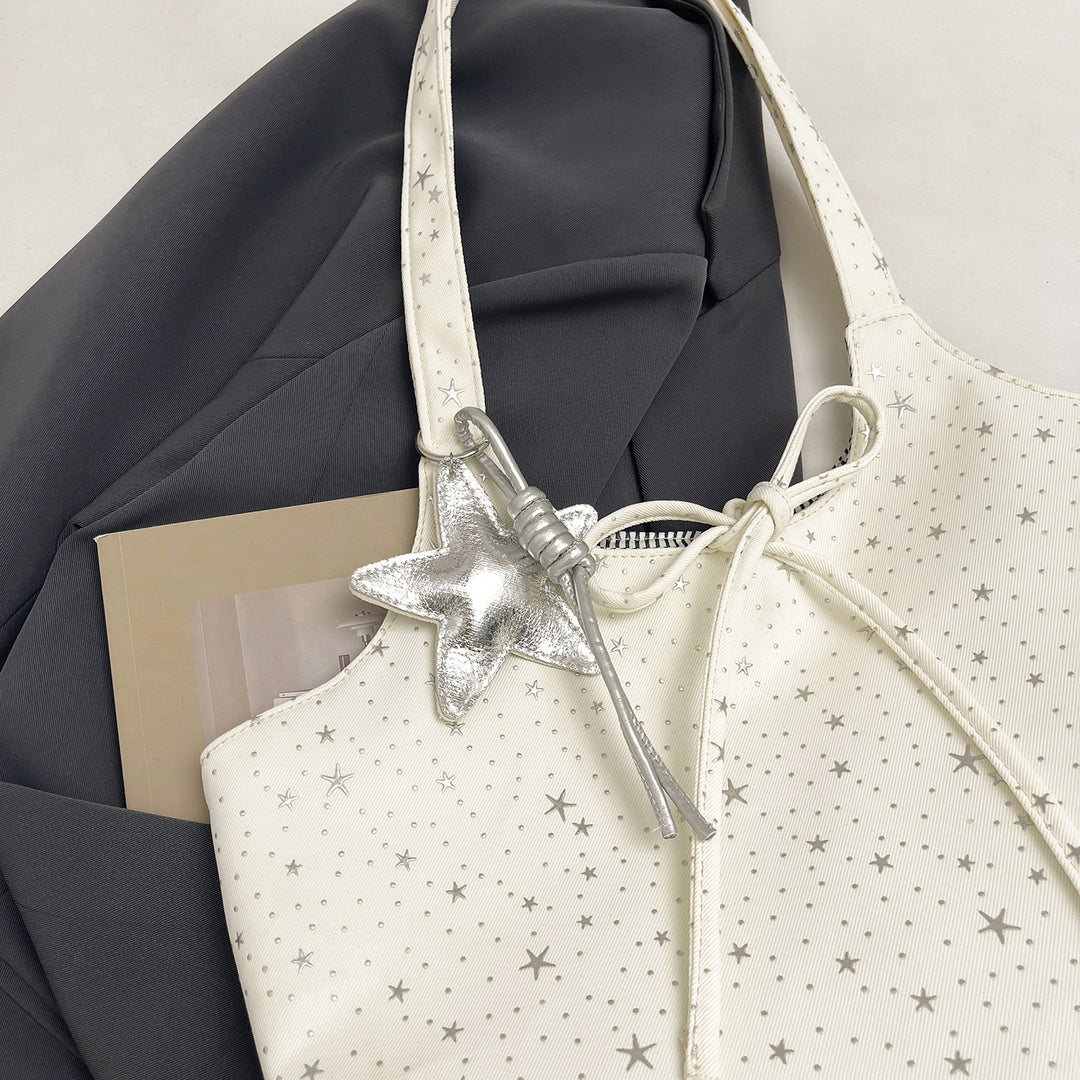 Stylish Multi-Pocket Canvas Tote Bag