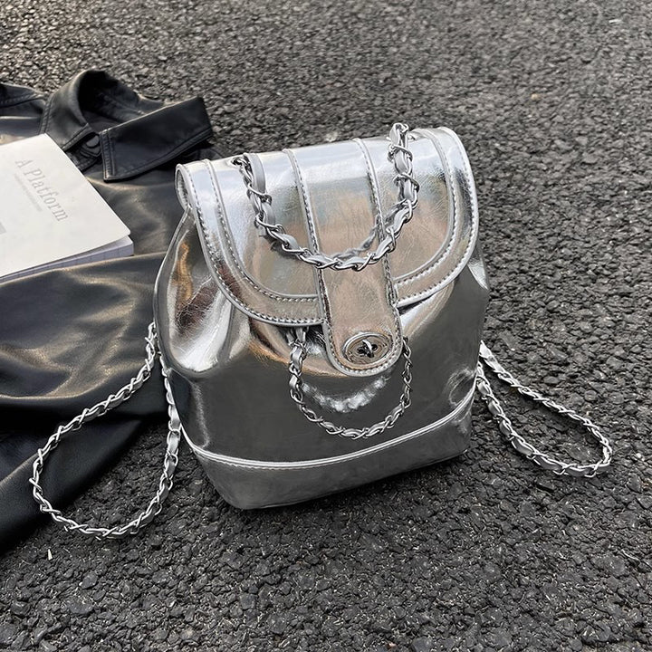 Chic Chain-accented Bucket Handbag Stornfield