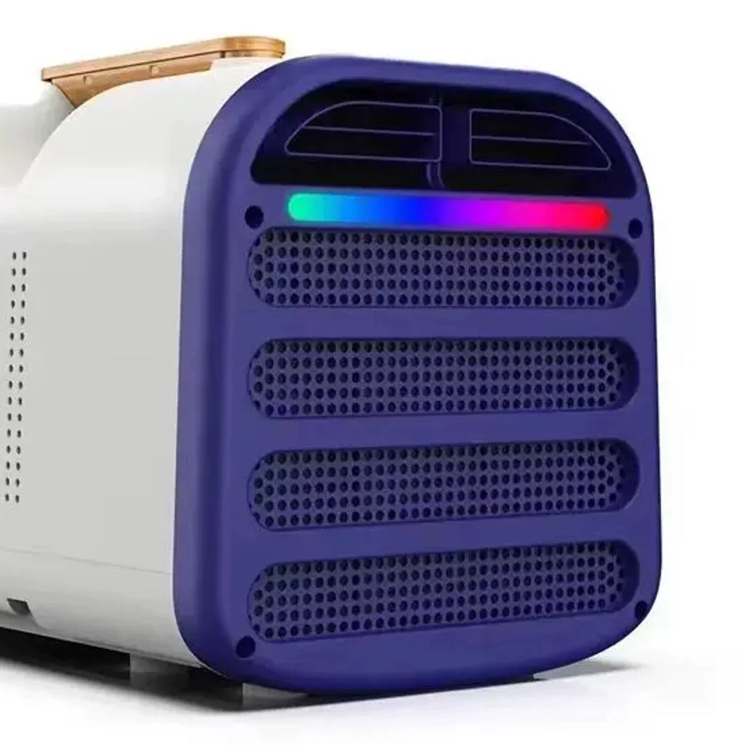 Unisex One Size Personal Desktop Microclimate Cooler and Purifier with Bamboo Carry Handle Stornfield