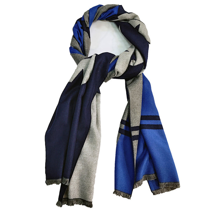 Ladies Elegant and Warm Scarf with Geometric Pattern Stornfield