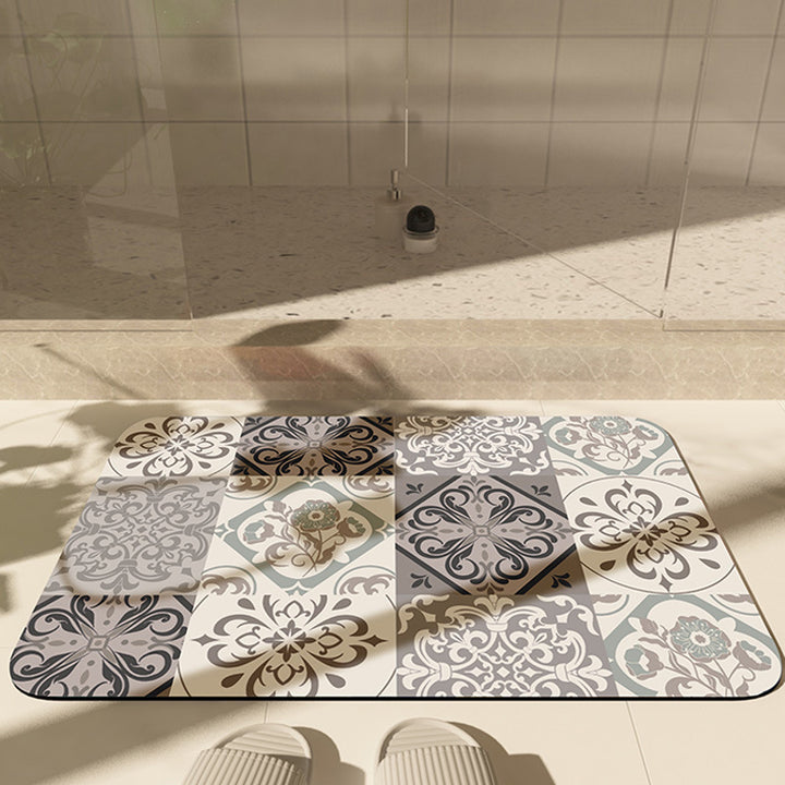 Stylish Geometric Pattern Comfort Mat