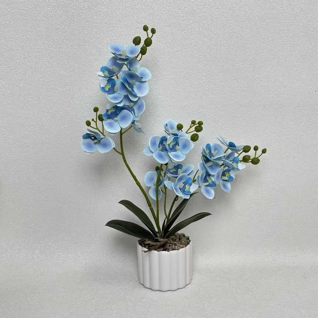Artificial Orchid Flower Display for Home Decor and Indoor Display