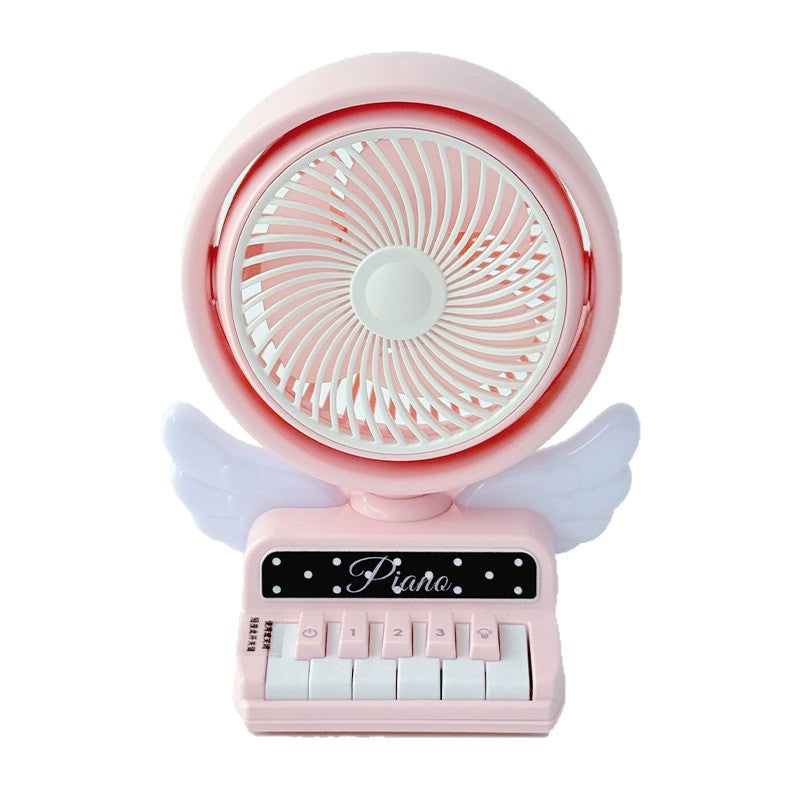 Unisex Portable Mini Fan in Playful Piano Design Stornfield