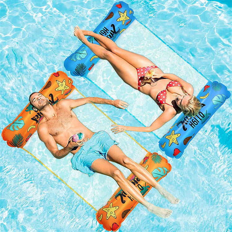 Women's inflatable lounger with transparent mesh Stornfield