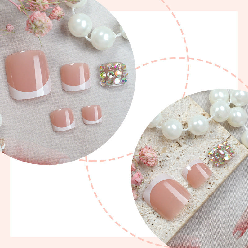 Artificial nail set with glamorous 3D decorations Stornfield