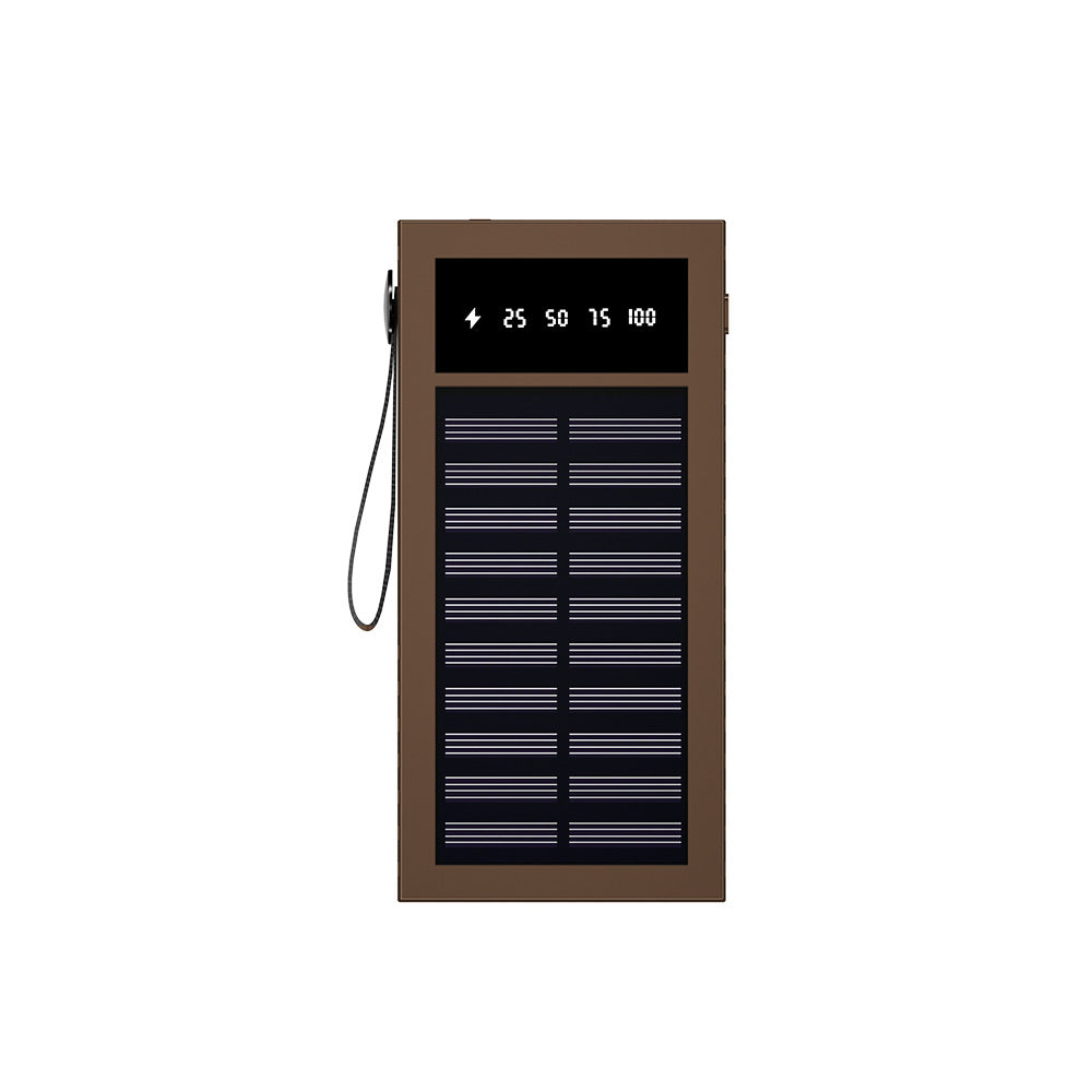 Portable Solar Power Bank with Digital Display and Innovative Charging Management Stornfield