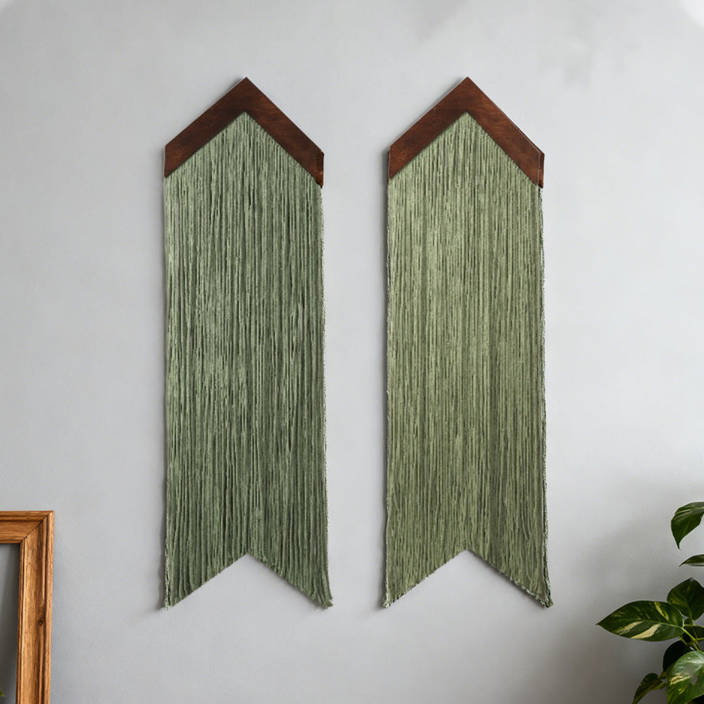 Macrame Wall Decor with Cloud Motif Stornfield
