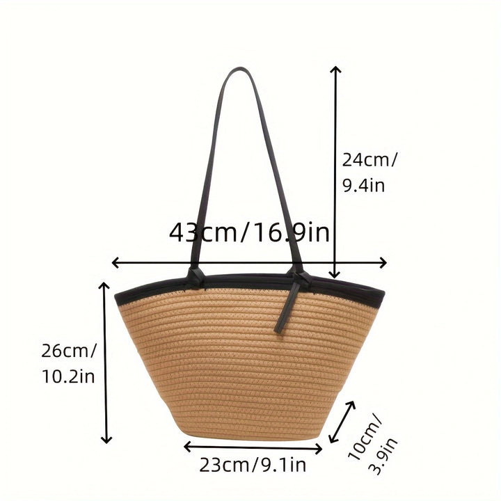 Spacious beach bag with reinforced bottom and easy-care material Stornfield