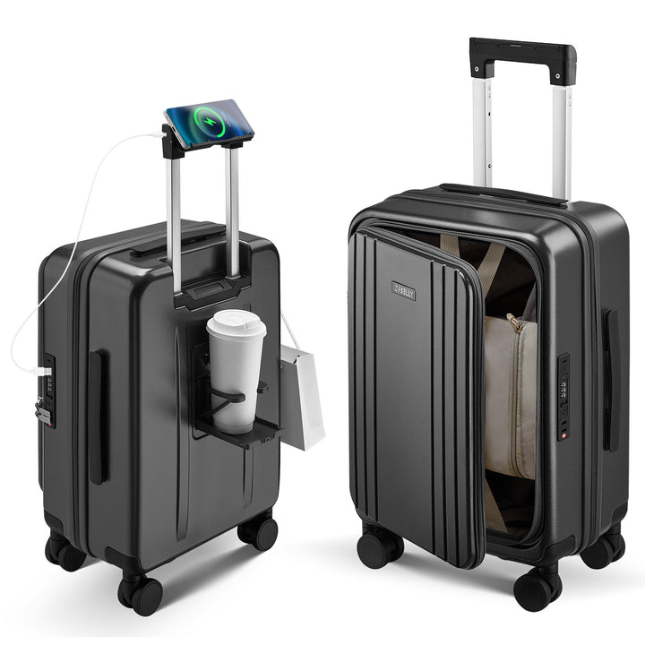 Unisex Smart Hard Shell Trolley Suitcase Stornfield