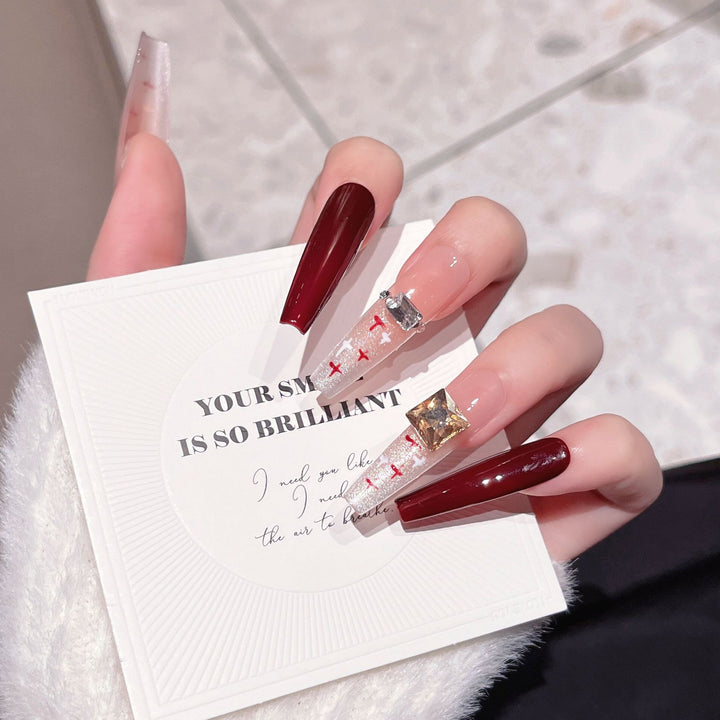 Luxury Decorative Press-On Nails Stornfield