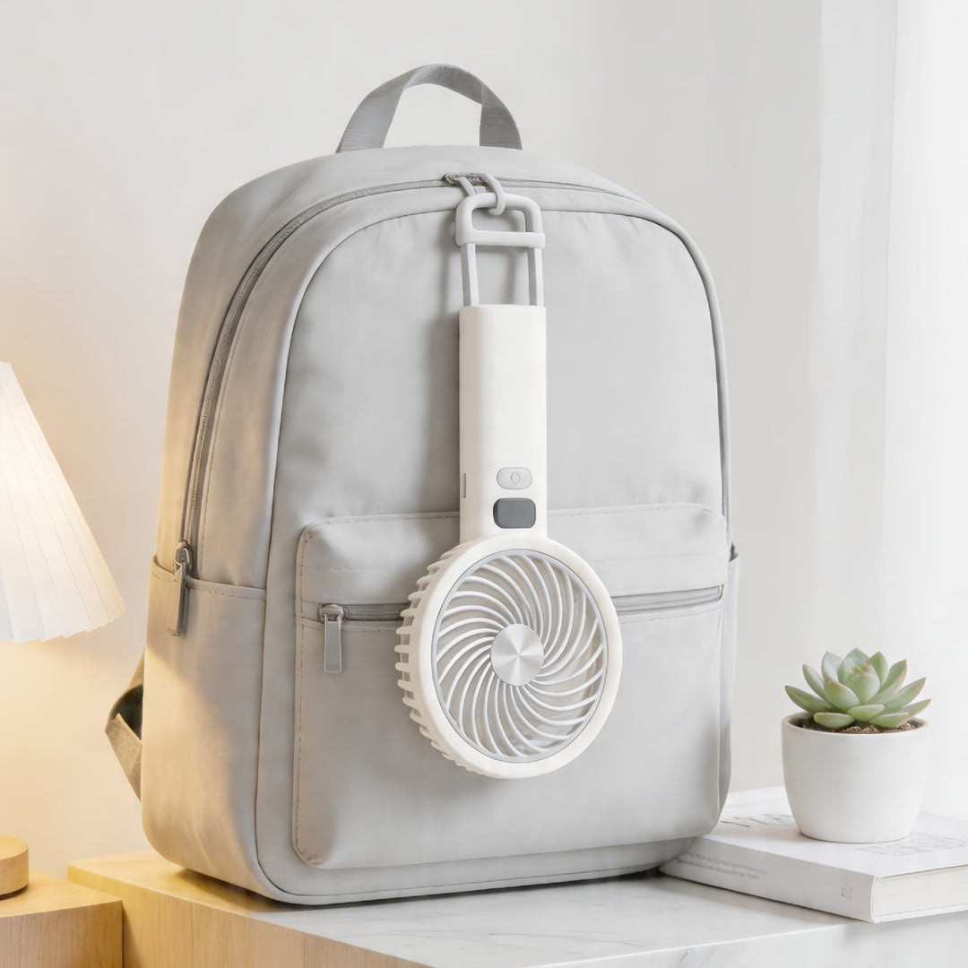 Women's portable table fan with LED display Stornfield