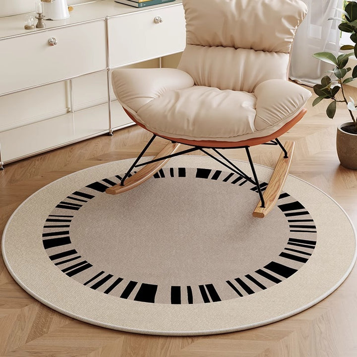 Round Decorative Area Rug