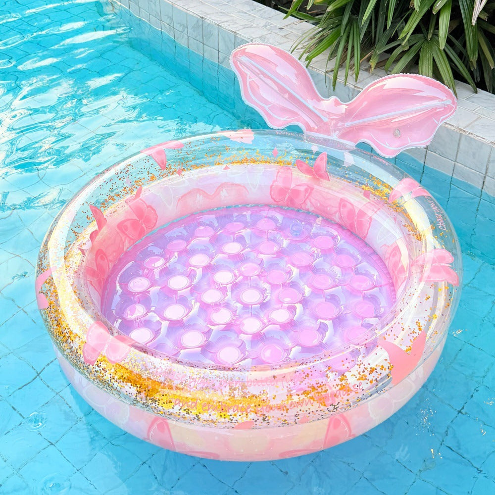 Mermaid-Themed Inflatable Pool Ring Stornfield