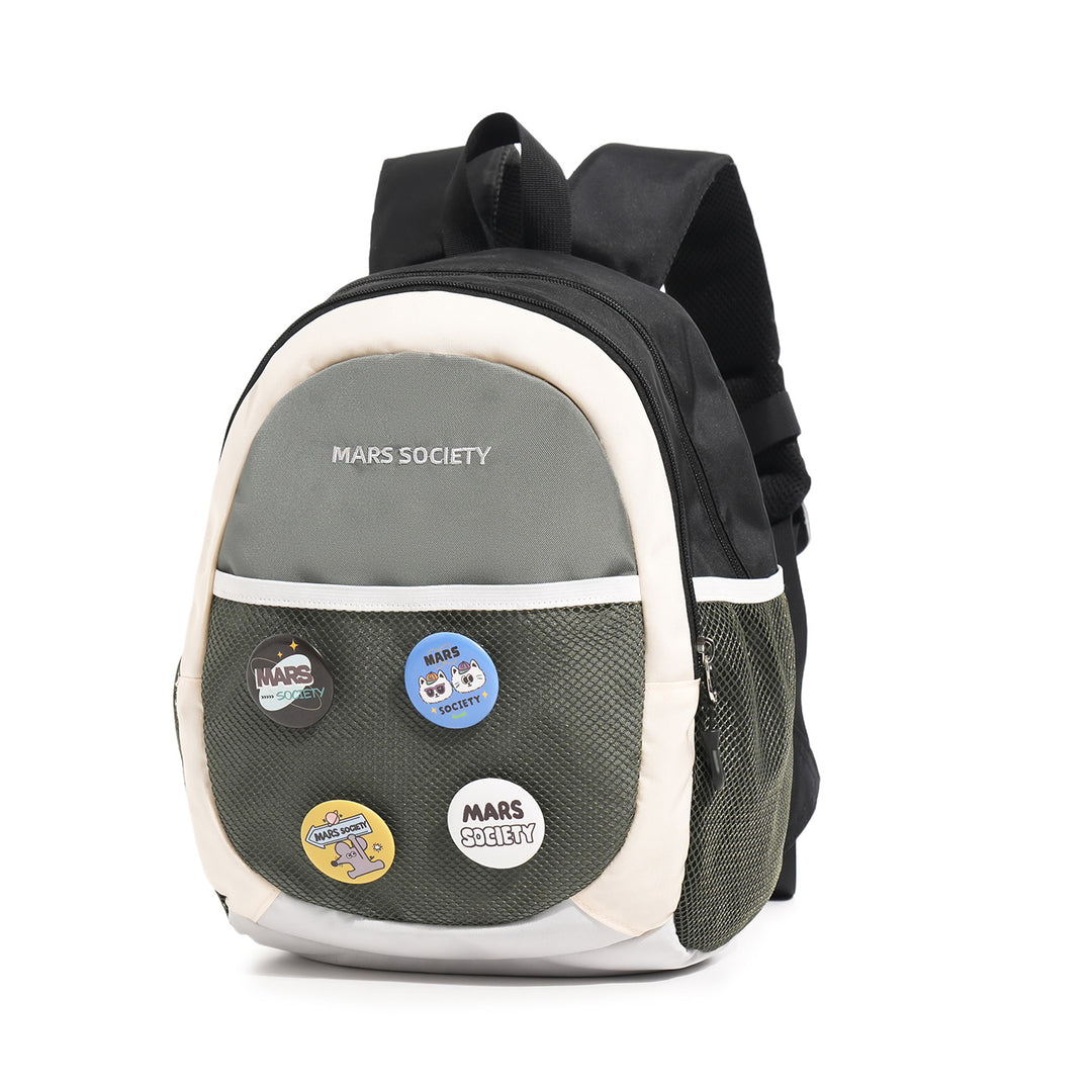 Trendy Lightweight Backpack with Fun Patches Stornfield