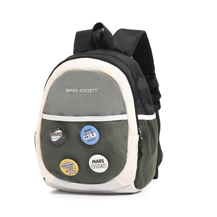 Trendy Lightweight Backpack with Fun Patches Stornfield